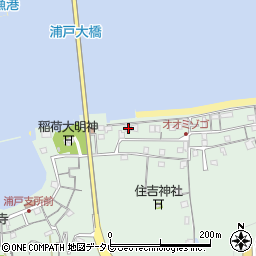 高知県高知市浦戸173周辺の地図