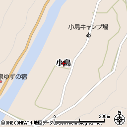高知県安芸郡北川村小島周辺の地図