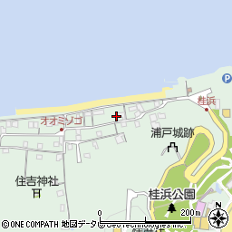 高知県高知市浦戸45周辺の地図