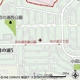 福岡県大野城市月の浦4丁目17-8周辺の地図