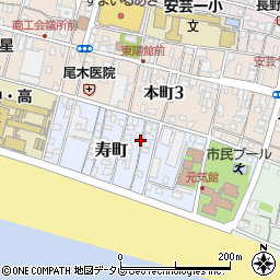 高知県安芸市寿町5-4周辺の地図