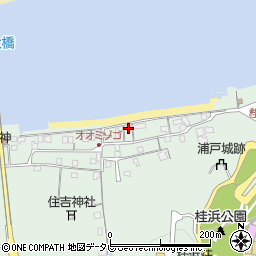 高知県高知市浦戸56周辺の地図