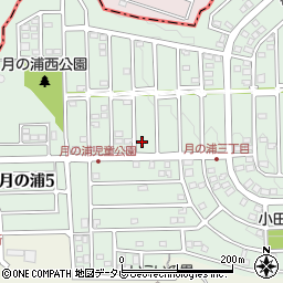 福岡県大野城市月の浦4丁目17-17周辺の地図