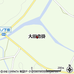 大分県杵築市大田沓掛周辺の地図