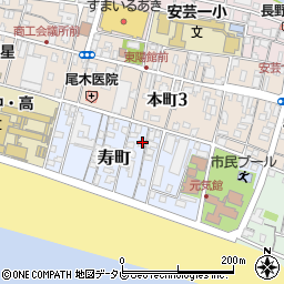 高知県安芸市寿町5-3周辺の地図
