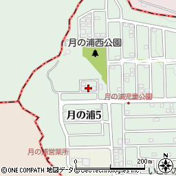 福岡県大野城市月の浦5丁目3周辺の地図