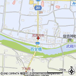 武蔵古市周辺の地図