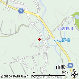 福岡県筑紫野市山家2148周辺の地図
