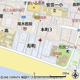 高知県安芸市寿町5-2周辺の地図