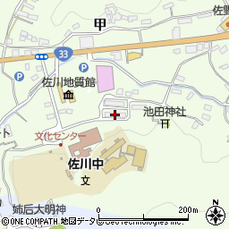町営住宅池田団地周辺の地図
