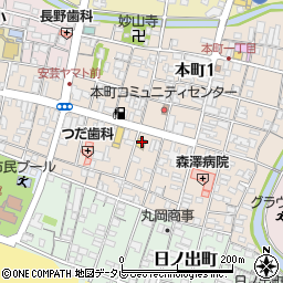 西田屋化粧品周辺の地図