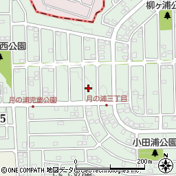 福岡県大野城市月の浦4丁目15-18周辺の地図