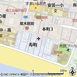 高知県安芸市寿町5-26周辺の地図
