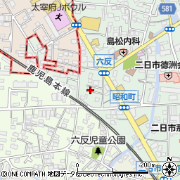 和加乃荘周辺の地図