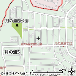 福岡県大野城市月の浦4丁目18周辺の地図