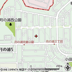 福岡県大野城市月の浦4丁目17周辺の地図