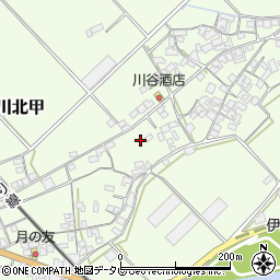 〒784-0043 高知県安芸市川北甲の地図