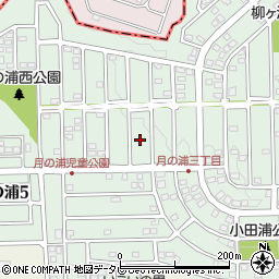 福岡県大野城市月の浦4丁目16周辺の地図