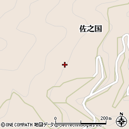 高知県高岡郡越知町佐之国2327周辺の地図