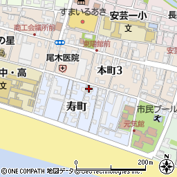 高知県安芸市寿町5-28周辺の地図