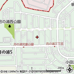 福岡県大野城市月の浦4丁目17-5周辺の地図