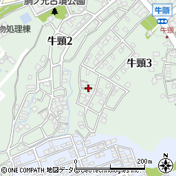 福岡県大野城市牛頸3丁目5周辺の地図