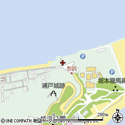 高知県高知市浦戸779周辺の地図