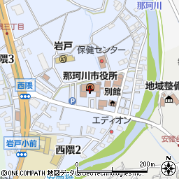 福岡県那珂川市周辺の地図