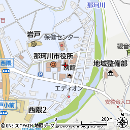 那珂川市勤労青少年ホーム周辺の地図