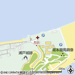 高知南警察署桂浜駐在所周辺の地図