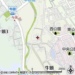 福岡県大野城市牛頸23周辺の地図