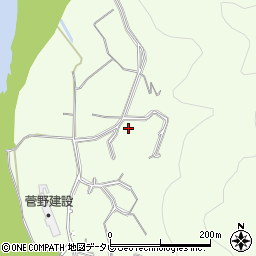 愛媛県大洲市菅田町大竹1466周辺の地図