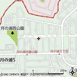 福岡県大野城市月の浦4丁目17-24周辺の地図