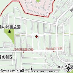 福岡県大野城市月の浦4丁目17-1周辺の地図