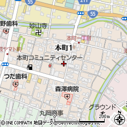 和食屋本店周辺の地図