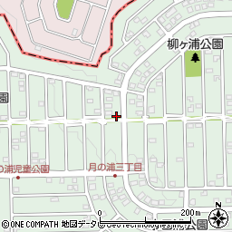 福岡県大野城市月の浦2丁目12-17周辺の地図