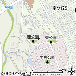 福岡県大野城市牛頸46-11周辺の地図