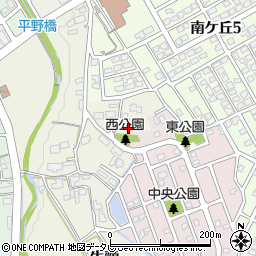 福岡県大野城市牛頸46-3周辺の地図