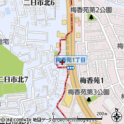 ガスト太宰府南店周辺の地図