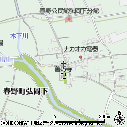 高知県高知市春野町弘岡下周辺の地図