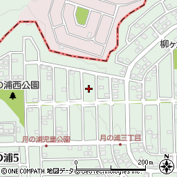 福岡県大野城市月の浦2丁目14周辺の地図