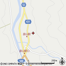 福岡県田川郡添田町周辺の地図