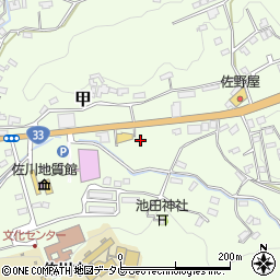 高知県高岡郡佐川町甲143周辺の地図