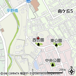 福岡県大野城市牛頸46周辺の地図