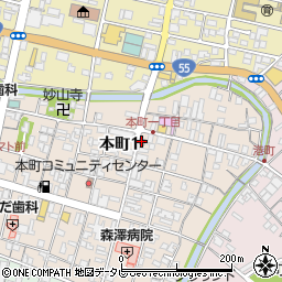 東浜簡易郵便局周辺の地図