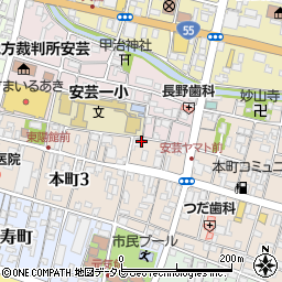 穂積文具店周辺の地図