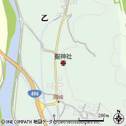 聖神社周辺の地図