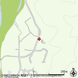 愛媛県大洲市菅田町大竹1384周辺の地図