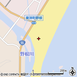 野根大橋周辺の地図