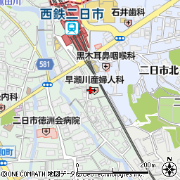 大京園周辺の地図